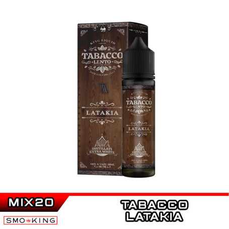 LATAKIA Tabacco Lento Mix&Vape 20 ml King Liquid Tabacco Latakia