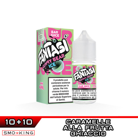 GUMMY BEAR ICE Bar Juice Mini Shot 10+10 ml Fantasi Vape