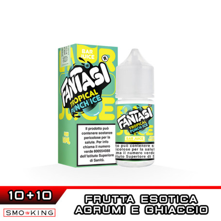 TROPICAL PUNCH ICE Bar Juice Mini Shot 10+10 ml Fantasi Vape