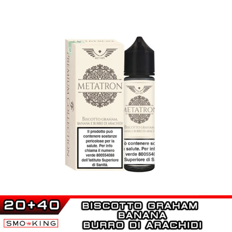 METATRON Premium Aroma Shot 20 ml HOLY VAPE Graham Cracker Banana Burro d'Arachidi