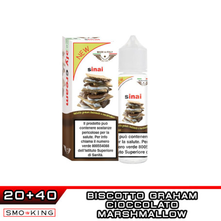 SINAI Holy Cream Aroma Shot 20 ml HOLY VAPE Biscotto Graham Cioccolato Marshmallow