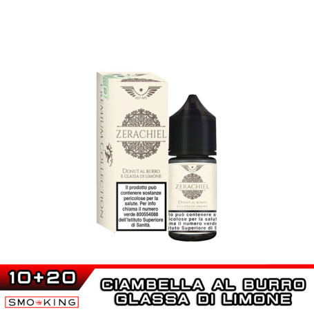 ZERACHIEL Premium Mini Shot 10+20 ml HOLY VAPE Ciambella al Burro Glassa Limone