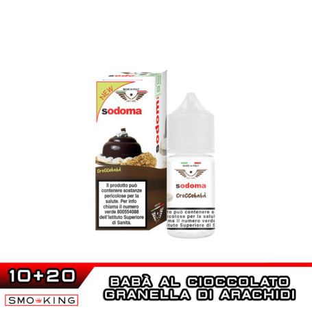 SODOMA Holy Cream Mini Shot 10+20 ml HOLY VAPE Babà Cioccolato Granella di Arachidi