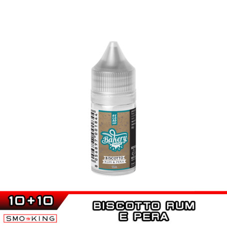 BISCOTTO RUM E PERA Bakery Drip Mini Shot 10+10 Reload Vape