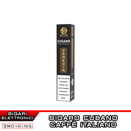 VENECIA Sigari Elettronici 400mAh XO HAVANA Sigaro Cubano Caffè Italiano