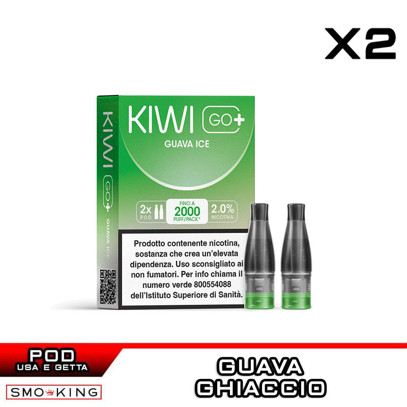 geekvape aegis solo 3 istruzioni Kiwi GO+ Pod Precaricate Strawberry Lime main image 0
