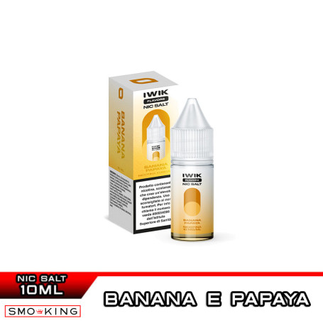 BANANA PAPAYA Nicotine Salts 10 ml IWIK