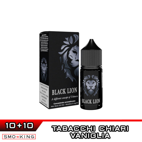BLACK LION Mini Shot 10+10 ml La Tabaccheria Tabacchi Chiari Vaniglia