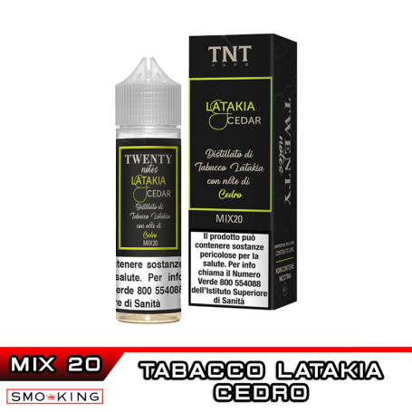 LATAKIA CEDAR Twenty Notes Mix&Vape 20 ml TNT Vape