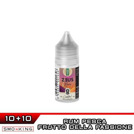 ZEUS RUM PEACH & PASSIONFRUIT Mini Shot 10+10 Reload Vape