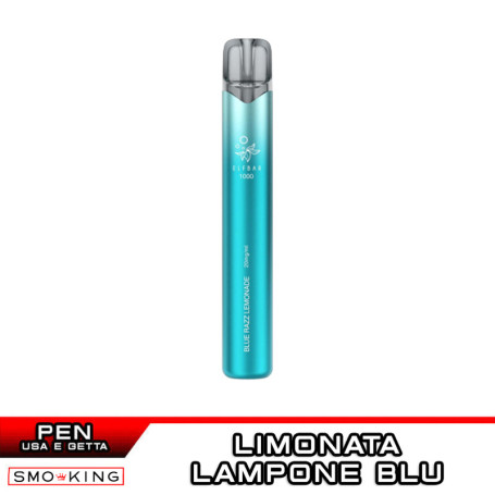 Elfbar EB1000 BLUE RAZZ LEMONADE Sigaretta Usa e Getta Limonata Lampone Blu