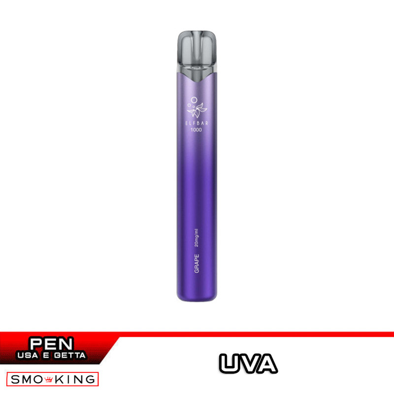 Elfbar EB1000 GRAPE Sigaretta Usa e Getta
