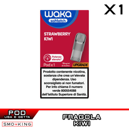 STRAWBERRY KIWI WAKA SoMatch Mini Pod Usa e Getta 2 ml RELX 1 Pezzo