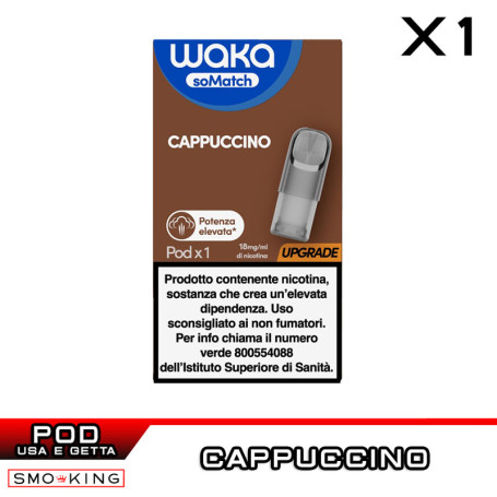 CAPPUCCINO WAKA SoMatch Mini Pod Usa e Getta 2 ml RELX 1 Pezzo
