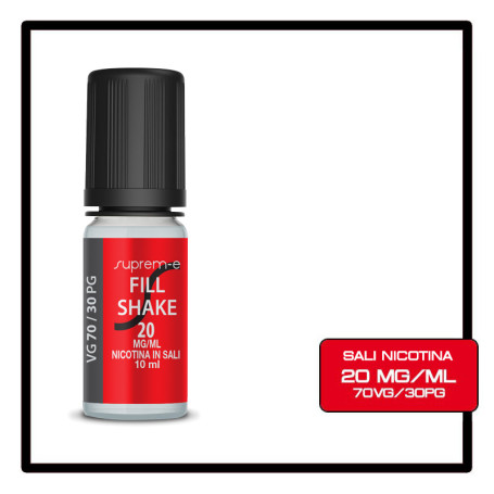 Base Neutra 10 ml 70/30 Sali di Nicotina SUPREM-E Basetta Nicotina