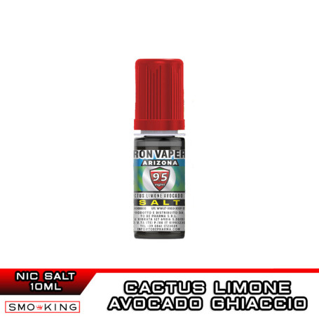 ARIZONA Sali di Nicotina 10 ml Iron Vaper by TOB Cactus Limone Avocado Ice