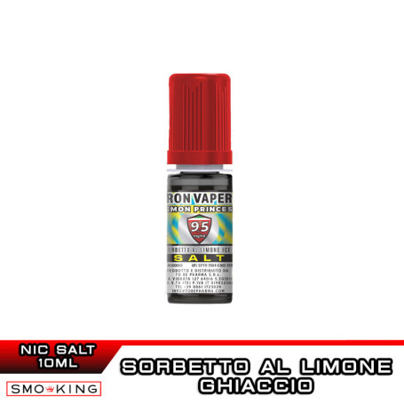 LEMON PRINCESS Sali di Nicotina 10 ml Iron Vaper by TOB Sorbetto Limone Ice