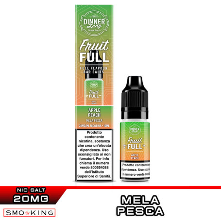 APPLE PEACH Nicotine Salts 10 ml Dinner Lady