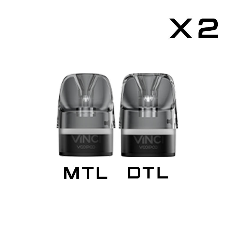 voopoo vinci x replacement pods Voopoo Vinci Replacement Pods – 2 Pack main image 0