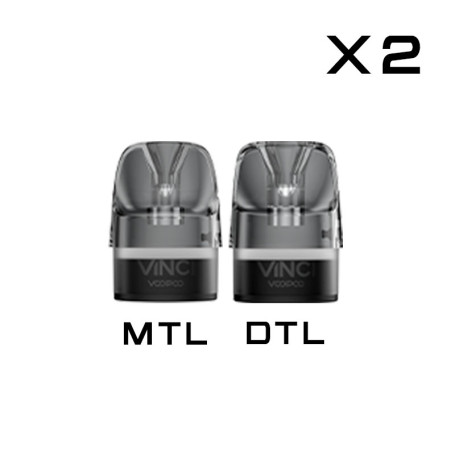 VINCI PnP X Pod Ricambio Vuota Voopoo 2 Pezzi