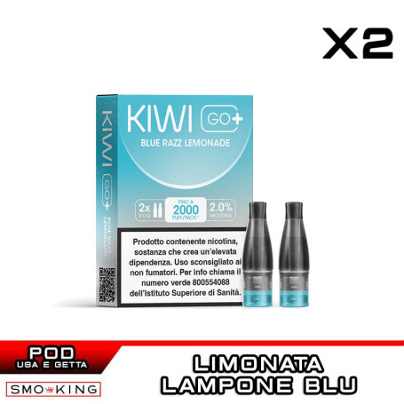 BLUE RAZZ LEMONADE KIWI GO PLUS Pod Usa e Getta Kiwi Vapor