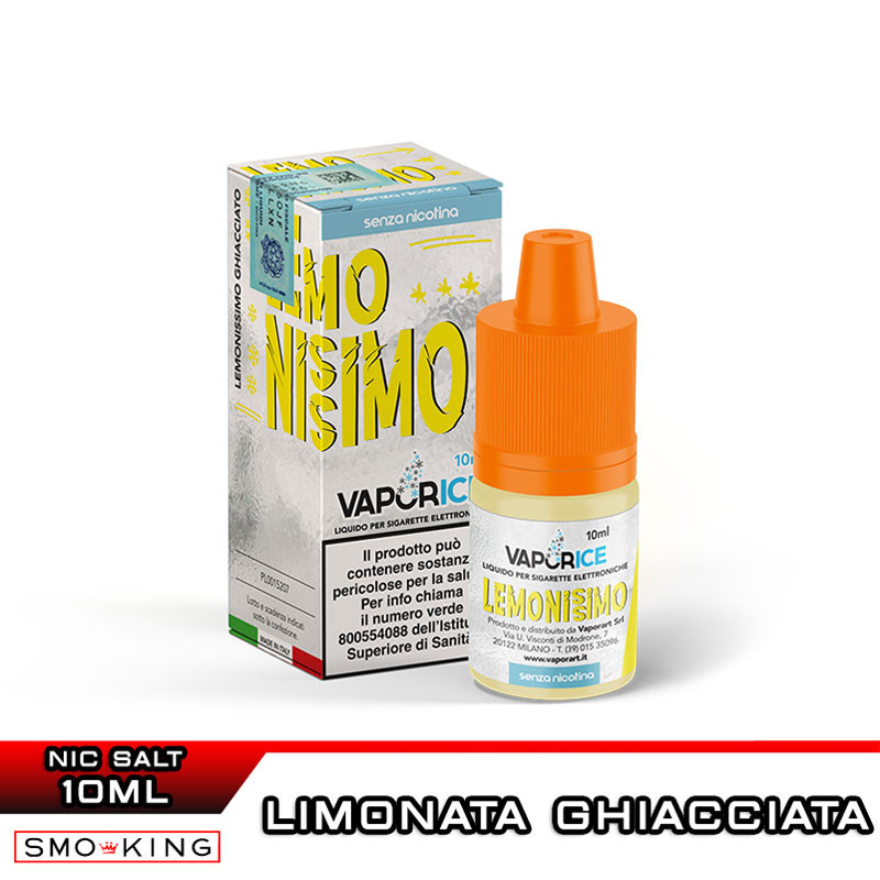 sigaretta elettronica sali di nicotina LEMONISSIMO VaporICE Sali di Nicotina 10 ml Vaporart Anice Ice
