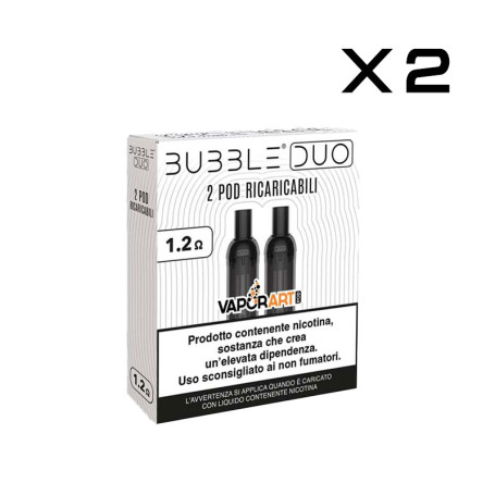 BUBBLE DUO Resistenze Pod Ricambio VAPORART 2 pezzi