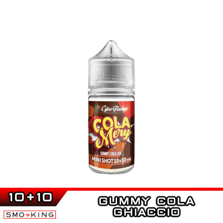 COLA MERY Mini Shot 10+10 Cyber Flavour Gummy Cola Ice