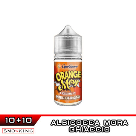 ORANGE MERY Mini Shot 10+10 Cyber Flavour Albicocca Mora Ice
