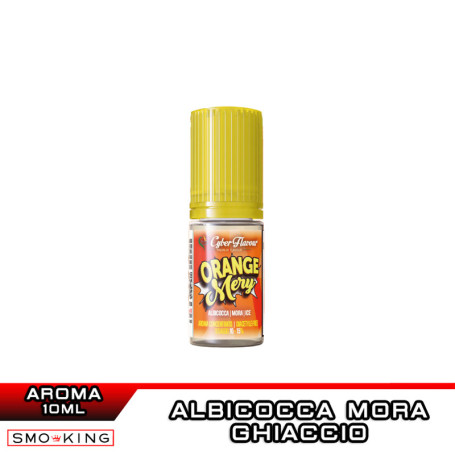 ORANGE MERY Aroma Concentrato 10ml Cyber Flavour Albicocca Mora Ice