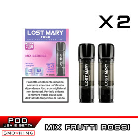 Mix Berries Lost Mary TOCA AIR Pod Usa e Getta Elfbar 2 Pezzi