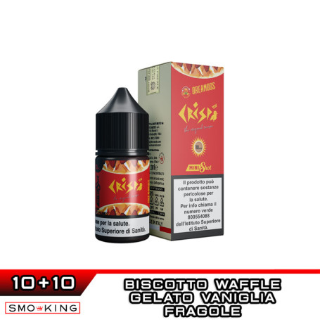 CRISPI Mini Shot 10+10 Galactika & Dreamods Gelato alla Vaniglia Fragola Waffle