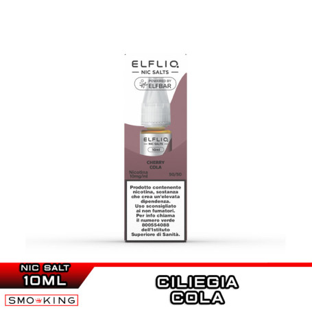 CHERRY COLA Nicotine Ready Liquid 10 ml Elfliq by ElfBar