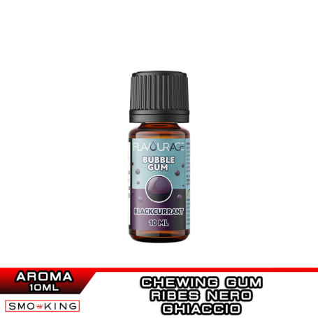 BLACKCURRANT Bubble Gum Aroma Concentrato 10 ml FLAVOURAGE