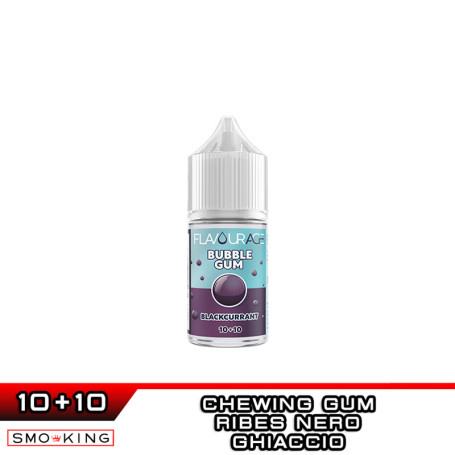 BLACKCURRANT Bubble Gum Mini Shot 10+10 ml FLAVOURAGE