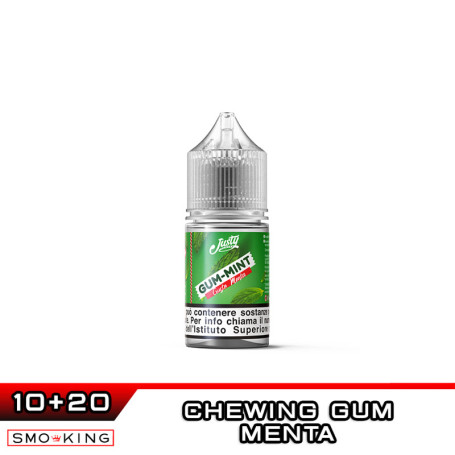 GUM MINT Mini Shot 10+20 ml JUSTY FLAVOR Chewing Gum Menta
