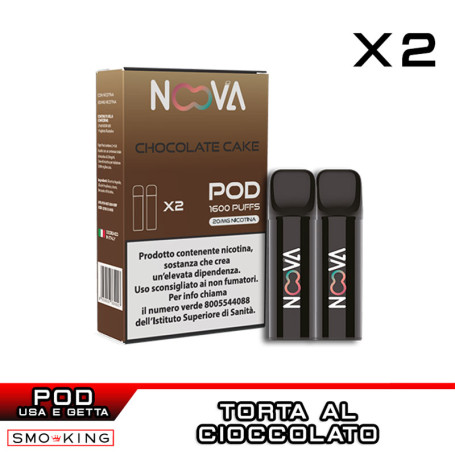 CHOCOLATE CAKE N.97 Storm Disposable Pod NOOVA 2 Pieces