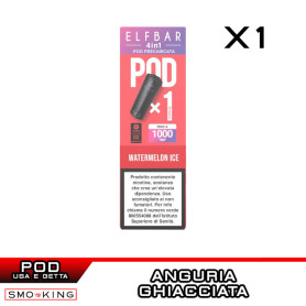 ELFBAR 4in1 WATERMELON ICE Pod Usa e Getta Elfbar 1 Pezzo