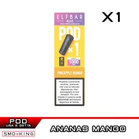 ELFBAR 4in1 PINEAPPLE MANGO Disposable Pod Elfbar 1 Piece
