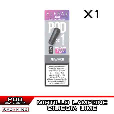 ELFBAR 4in1 META MOON Disposable Pod Elfbar 1 Piece