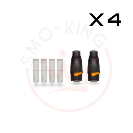 Hotcig Kubi Pod Replacement 2 Pcs with Cotton Filter 4 Pcs