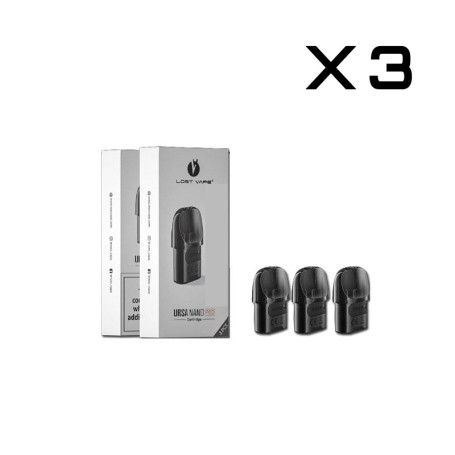 Ursa Nano Pod Replacement Lost Vape 3 Pieces