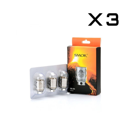 SMOK Tfv8 V8x4 Coils-Pack of 3