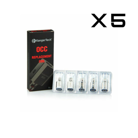 Kangertech Subtank Vertical OCC 0,5 Ohm 5 Pezzi
