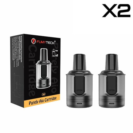 PURELY AIO Pod Replacement SIDE FILL 3ml FUMYTECH 2 Pieces