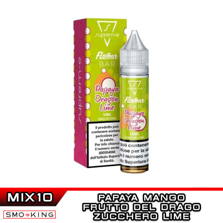 PAPAYA DRAGON LIME Flavour Bar Mix&Vape 10+10 Suprem-e