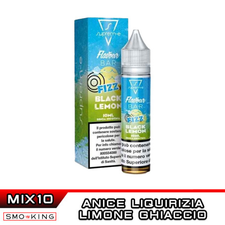 FIZZ BLACK LEMON Flavour Bar Mix&Vape 10+10 Suprem-e Ice Limone Liquirizia Anice