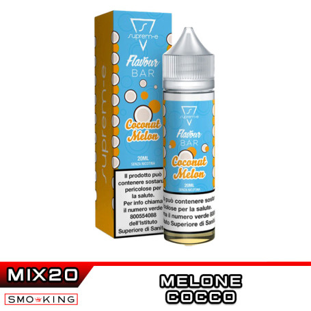 COCONUT MELON FLAVOUR BAR Mix&Vape 20 ml Suprem-e Melone Cocco