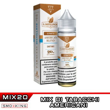 AMERICAN BLEND IL DISTILLIFICIO Mix&Vape 20 ml Suprem-e Mix Tabacchi Chiari e Scuri