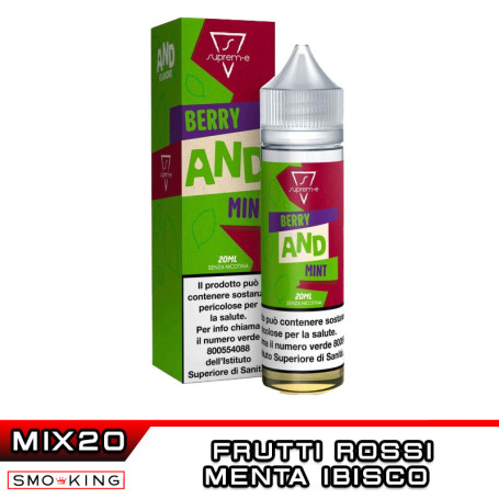 Berry AND Mint Mix&Vape 20 ml Suprem-e Menta Frutti Rossi Ibisco